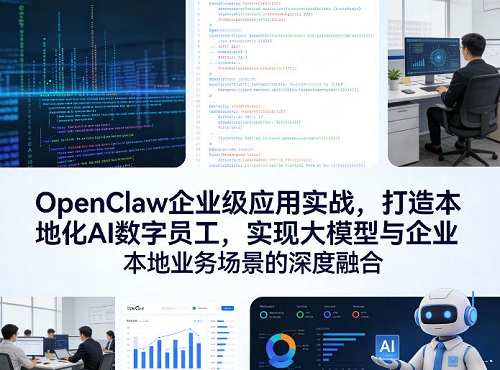 OpenClaw企业级应用实战，打造本地化AI数字员工，实现大模型与企业本地业务场景的深度融合（更新0329）