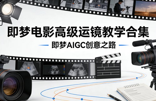 即梦电影高级运镜教学合集，即梦AIGC创意之路