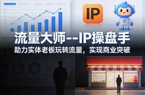 流量大师---IP操盘手，助力实体老板玩转流量，实现商业突破